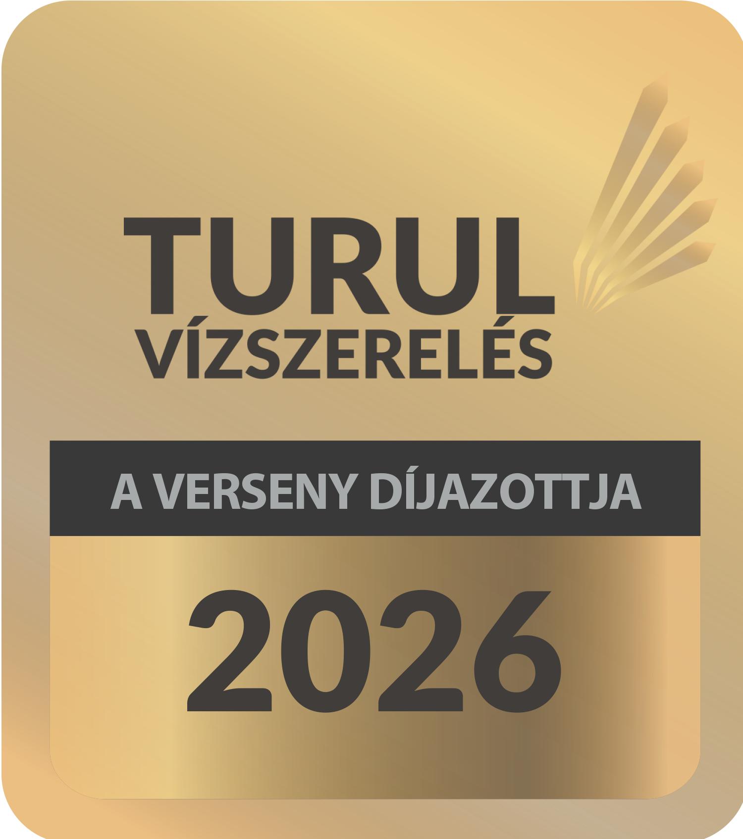 Turul Vízszerelés – A verseny díjazottja 2026